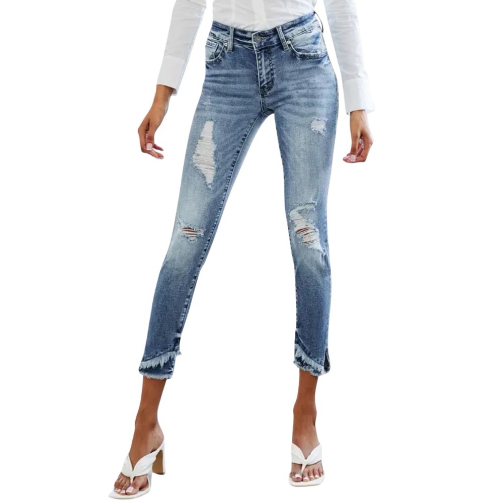 Kancan Nala Mid Rise Ankle Skinny Jeans - NWT